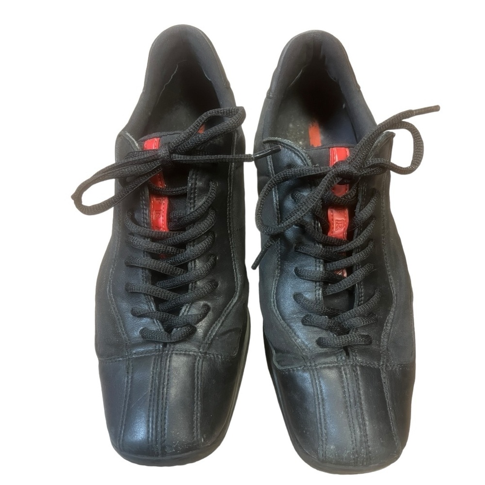 Vintage Prada Leather Sneakers ( 1341 )